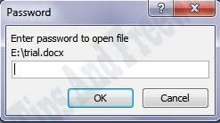 how to password protect microsoft word and excel document