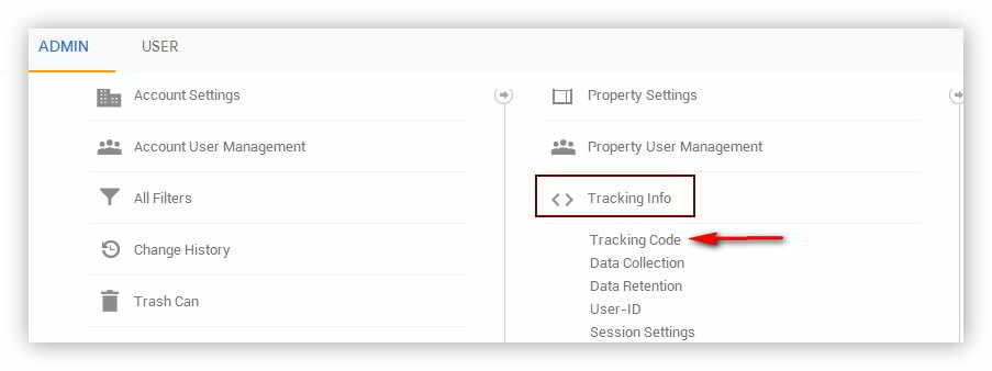 Find Google Analytics Tracking Code