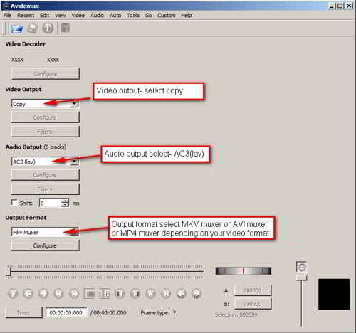 mkv2vob unsupported video codec