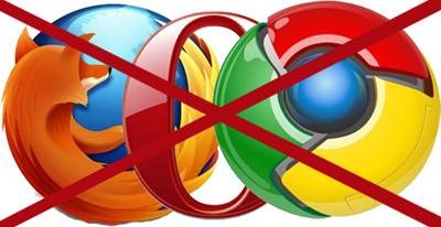 Can Not Use Internet In Any Browser Except IE
