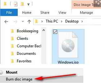how to copy dvd to iso image in windows 10