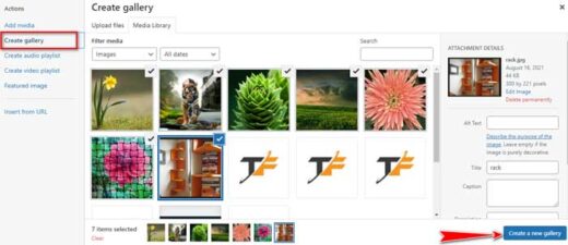  put images side by side in wordpress