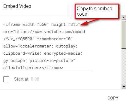 youtube embed code