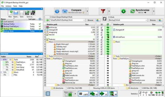 freeware file synchronization software