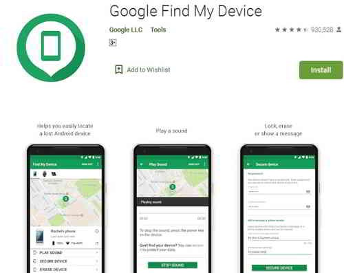 find lost or stolen android phone