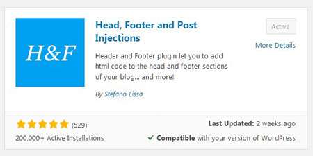Add Header and Footer Code in WordPress
