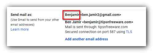 Change The Email Name In Gmail