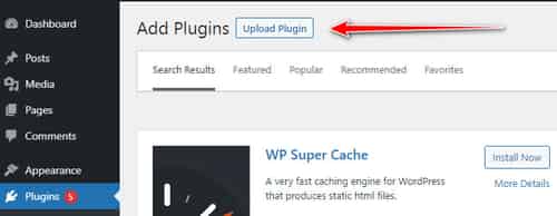upload plugin how to install a wordpress plugin