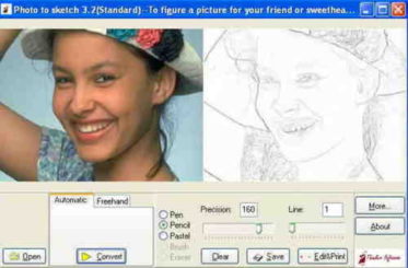 Free Software To Convert Photos To Pencil Sketch and Drawings