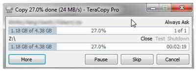 copy files faster