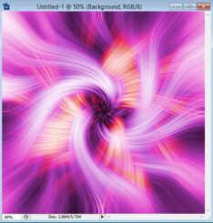 colorful twirl effect in photoshop